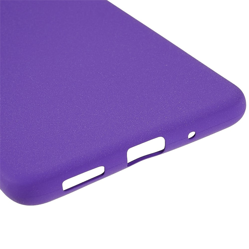 For Samsung Galaxy M53 5G Ultra Thin Anti-fall TPU Phone Case Anti-scratch Back Cover Double-Sided Matte Phone Shell - Purple