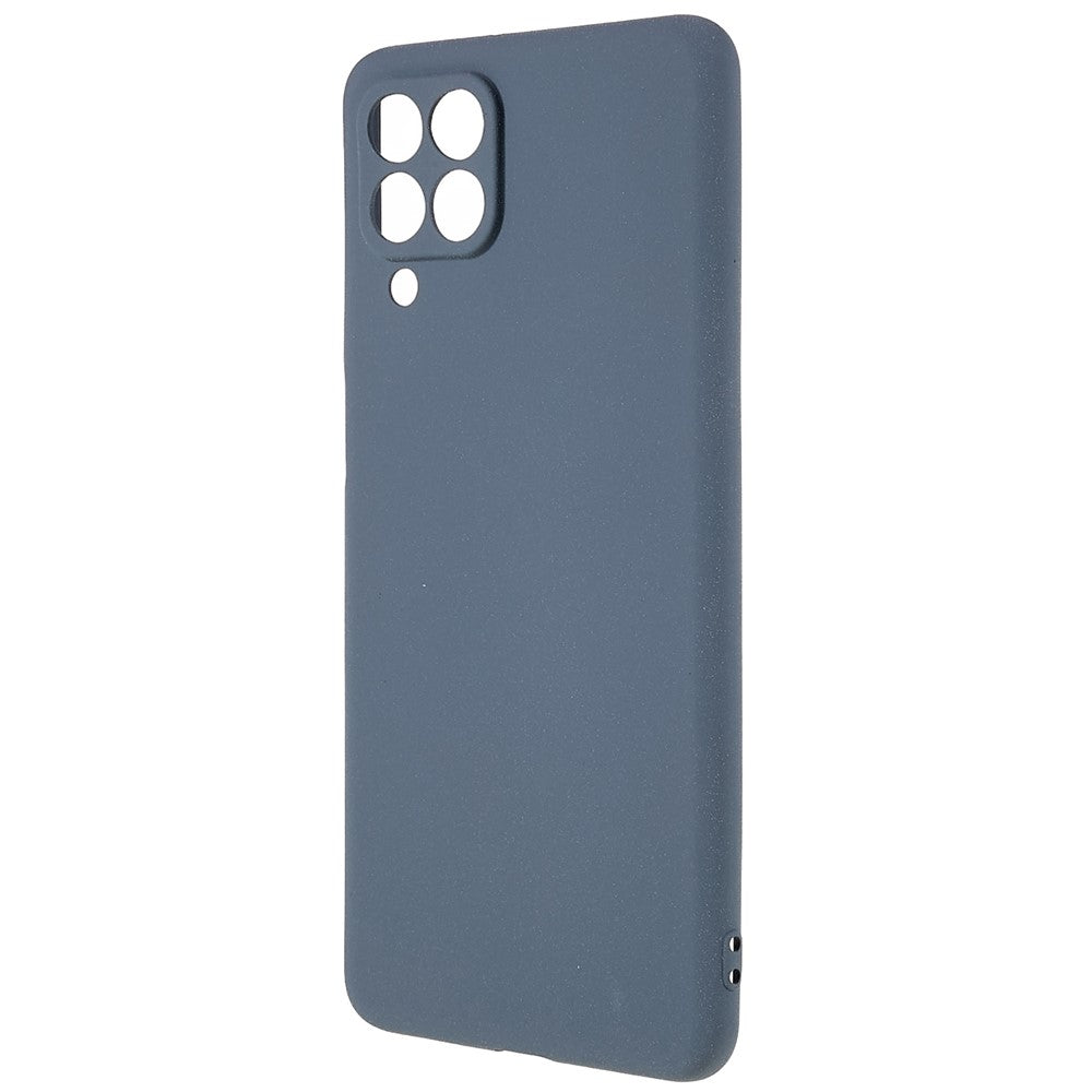For Samsung Galaxy M53 5G Ultra Thin Anti-fall TPU Phone Case Anti-scratch Back Cover Double-Sided Matte Phone Shell - Grey