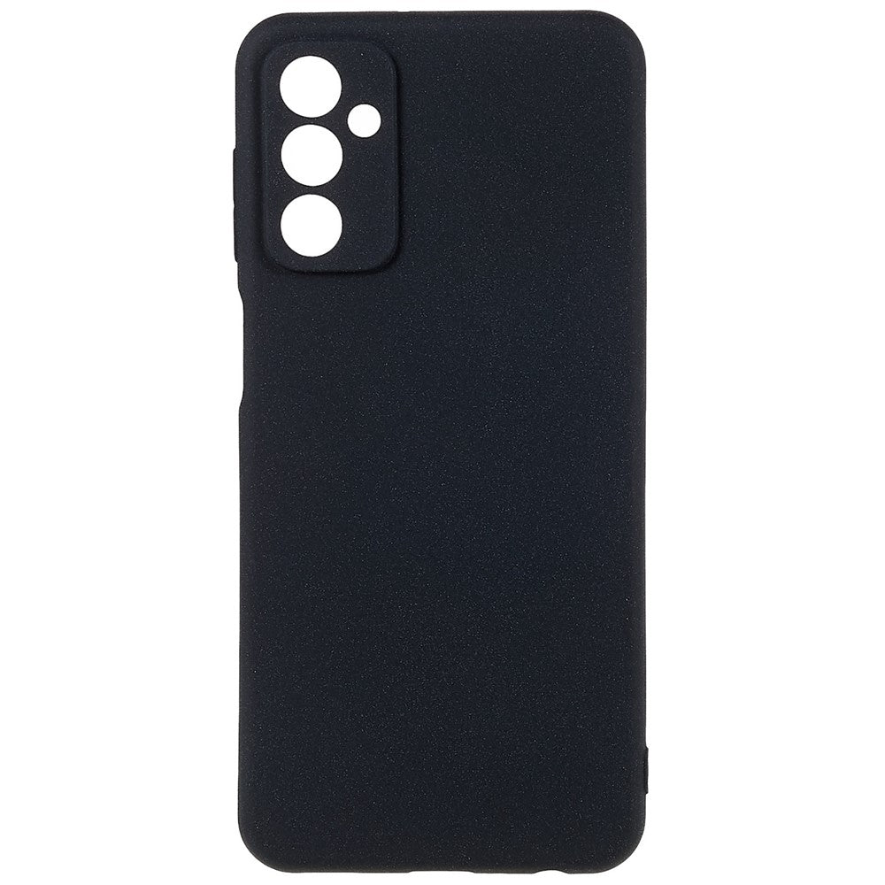 For Samsung Galaxy M23 5G / F23 5G Soft TPU Phone Case Double-Sided Matte Shockproof Back Cover - Black