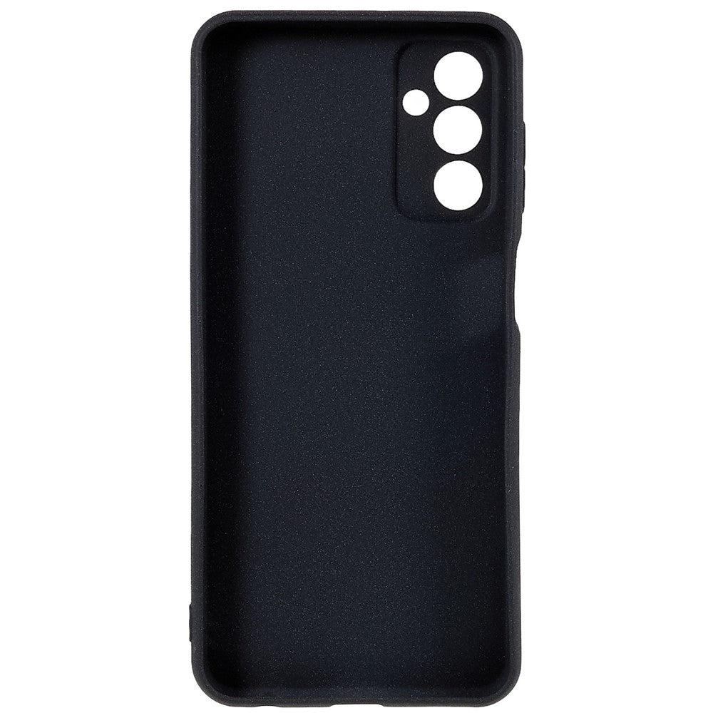 For Samsung Galaxy M23 5G / F23 5G Soft TPU Phone Case Double-Sided Matte Shockproof Back Cover - Black