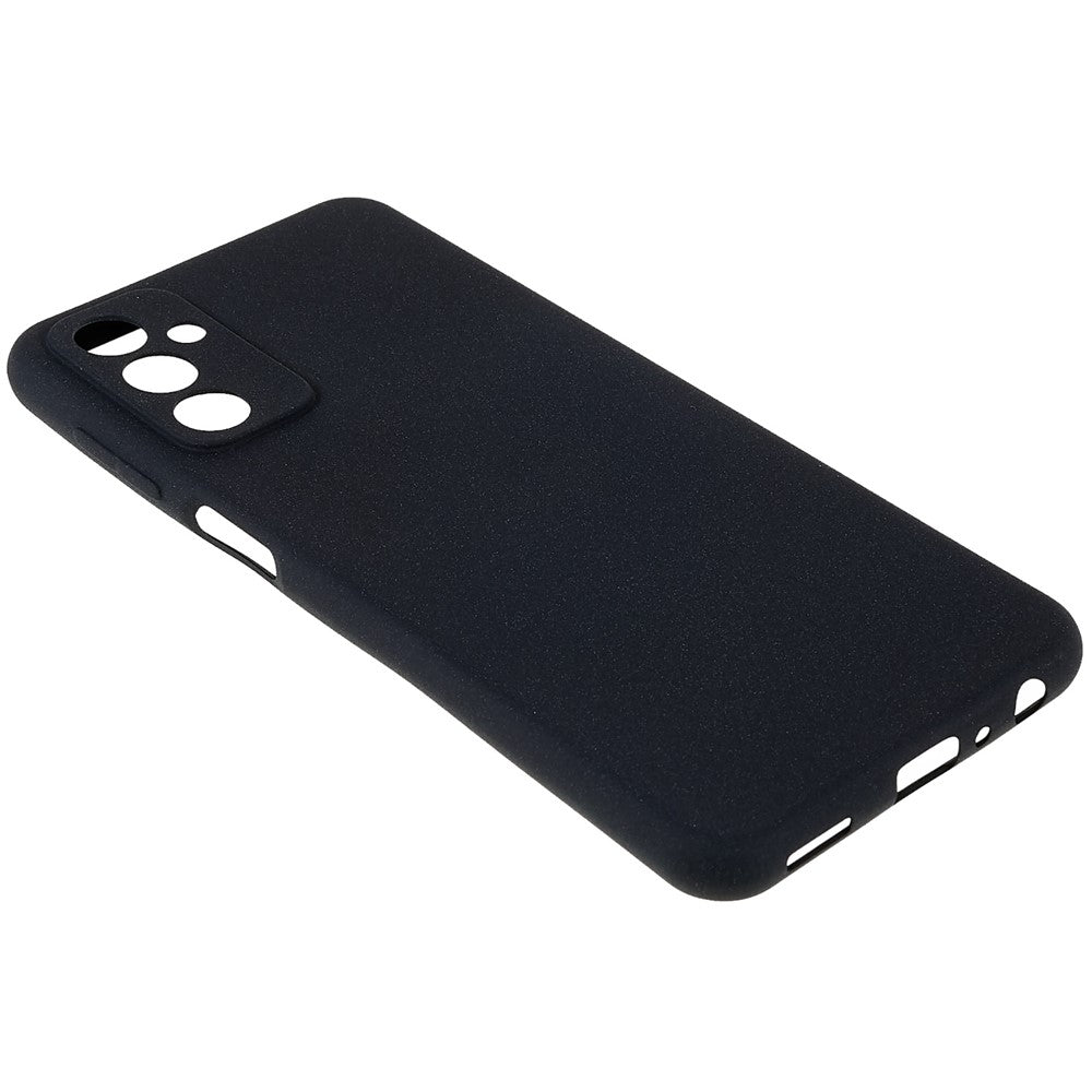 For Samsung Galaxy M23 5G / F23 5G Soft TPU Phone Case Double-Sided Matte Shockproof Back Cover - Black