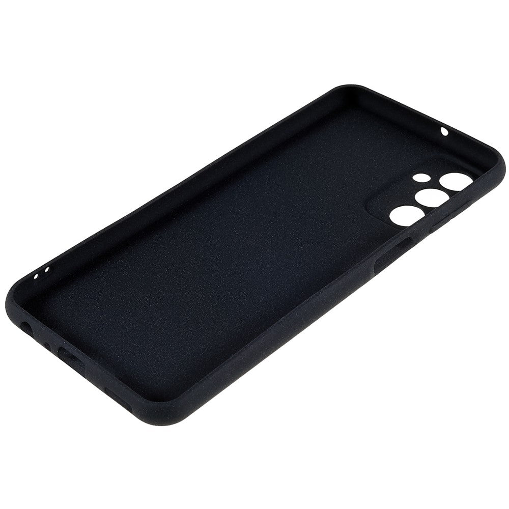 For Samsung Galaxy M23 5G / F23 5G Soft TPU Phone Case Double-Sided Matte Shockproof Back Cover - Black