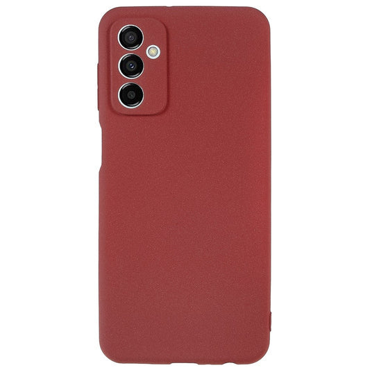 For Samsung Galaxy M23 5G / F23 5G Soft TPU Phone Case Double-Sided Matte Shockproof Back Cover - Red