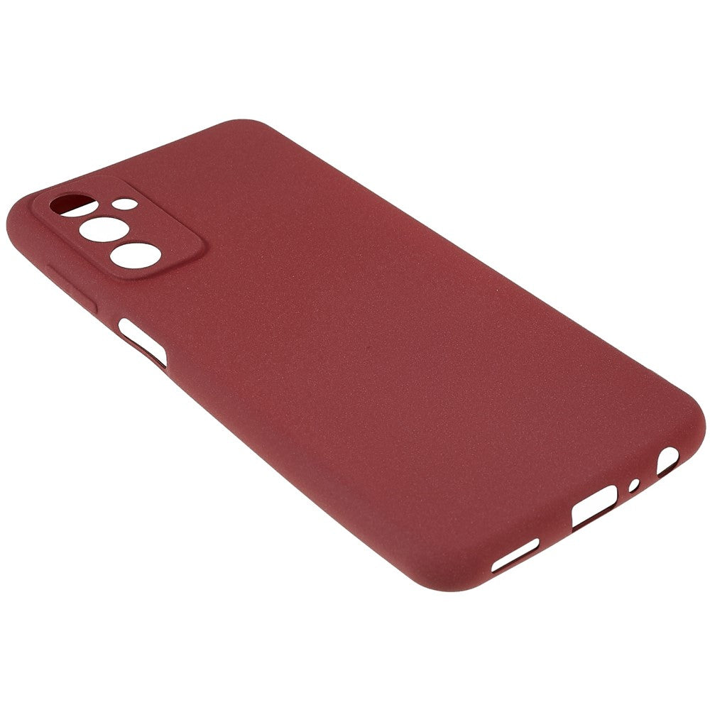 For Samsung Galaxy M23 5G / F23 5G Soft TPU Phone Case Double-Sided Matte Shockproof Back Cover - Red