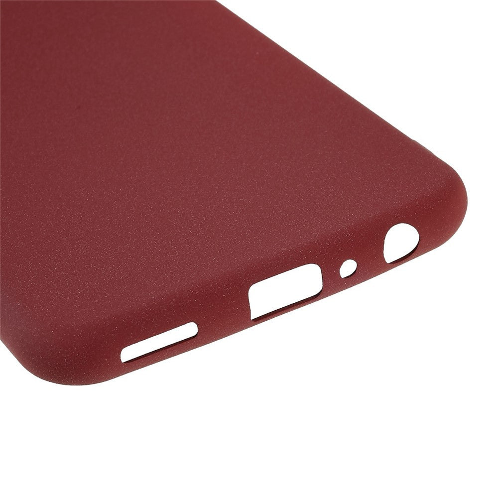 For Samsung Galaxy M23 5G / F23 5G Soft TPU Phone Case Double-Sided Matte Shockproof Back Cover - Red