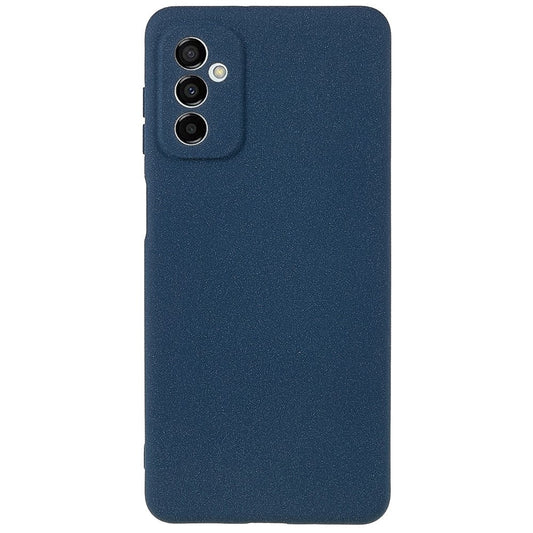 For Samsung Galaxy M23 5G / F23 5G Soft TPU Phone Case Double-Sided Matte Shockproof Back Cover - Dark Blue