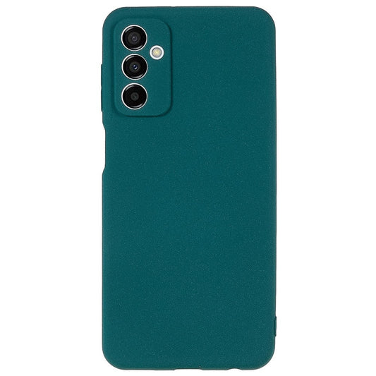 For Samsung Galaxy M23 5G / F23 5G Soft TPU Phone Case Double-Sided Matte Shockproof Back Cover - Dark Green