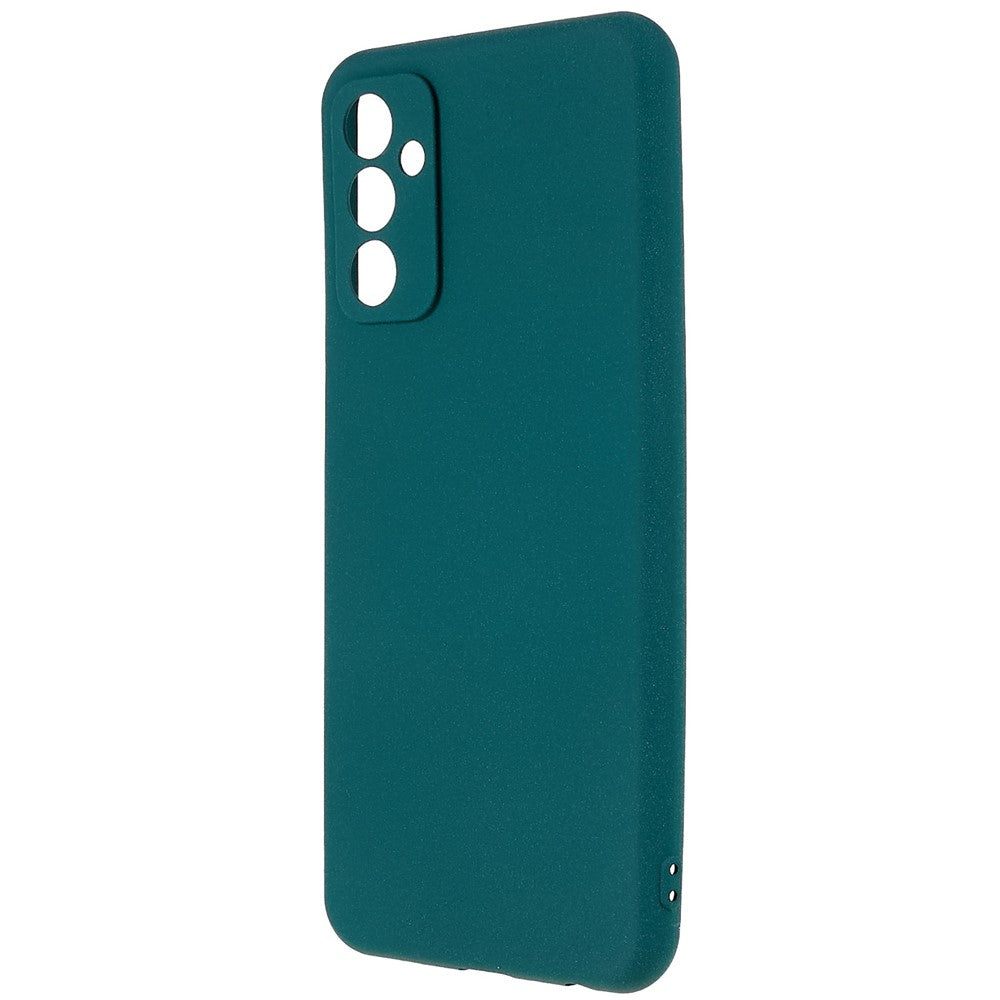 For Samsung Galaxy M23 5G / F23 5G Soft TPU Phone Case Double-Sided Matte Shockproof Back Cover - Dark Green