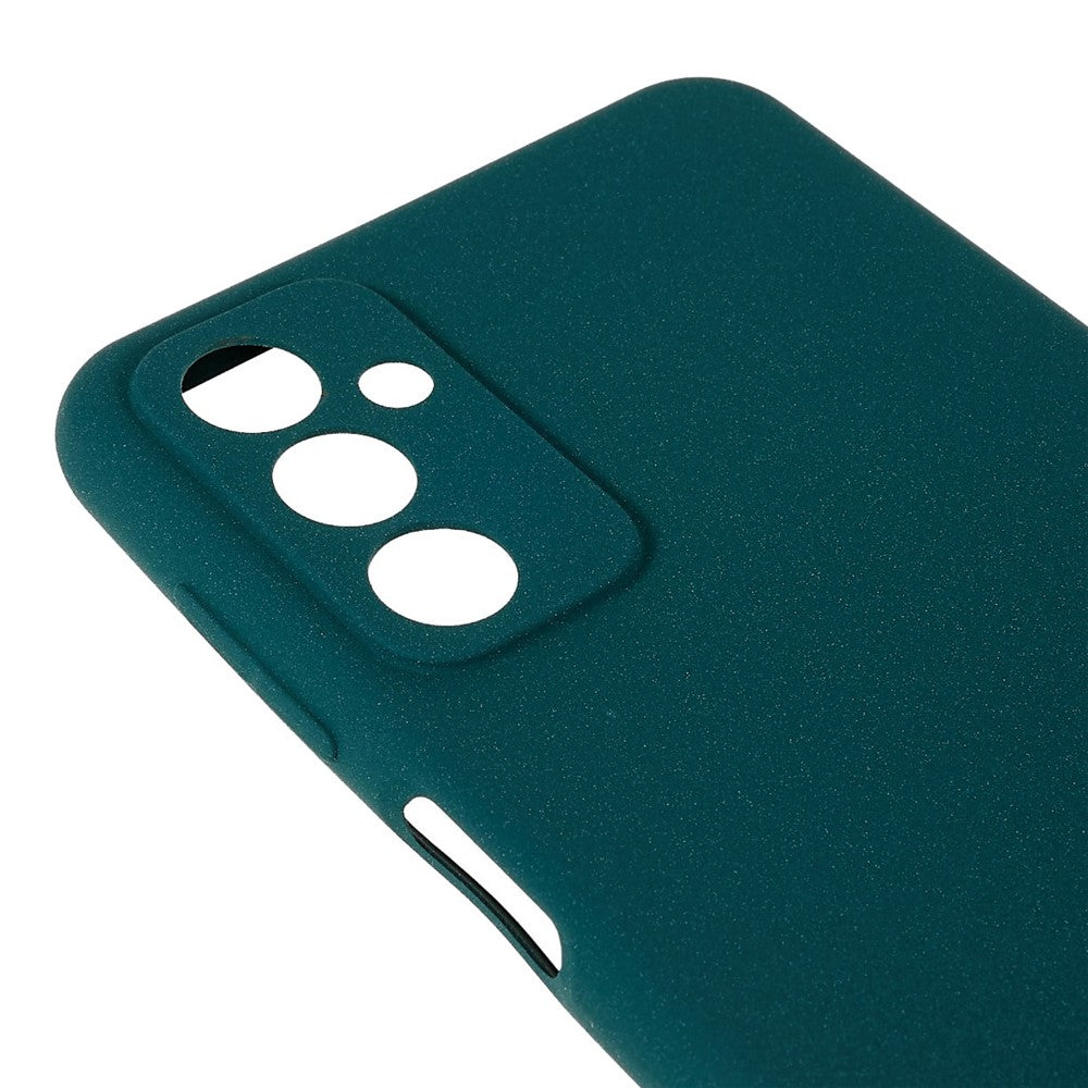For Samsung Galaxy M23 5G / F23 5G Soft TPU Phone Case Double-Sided Matte Shockproof Back Cover - Dark Green