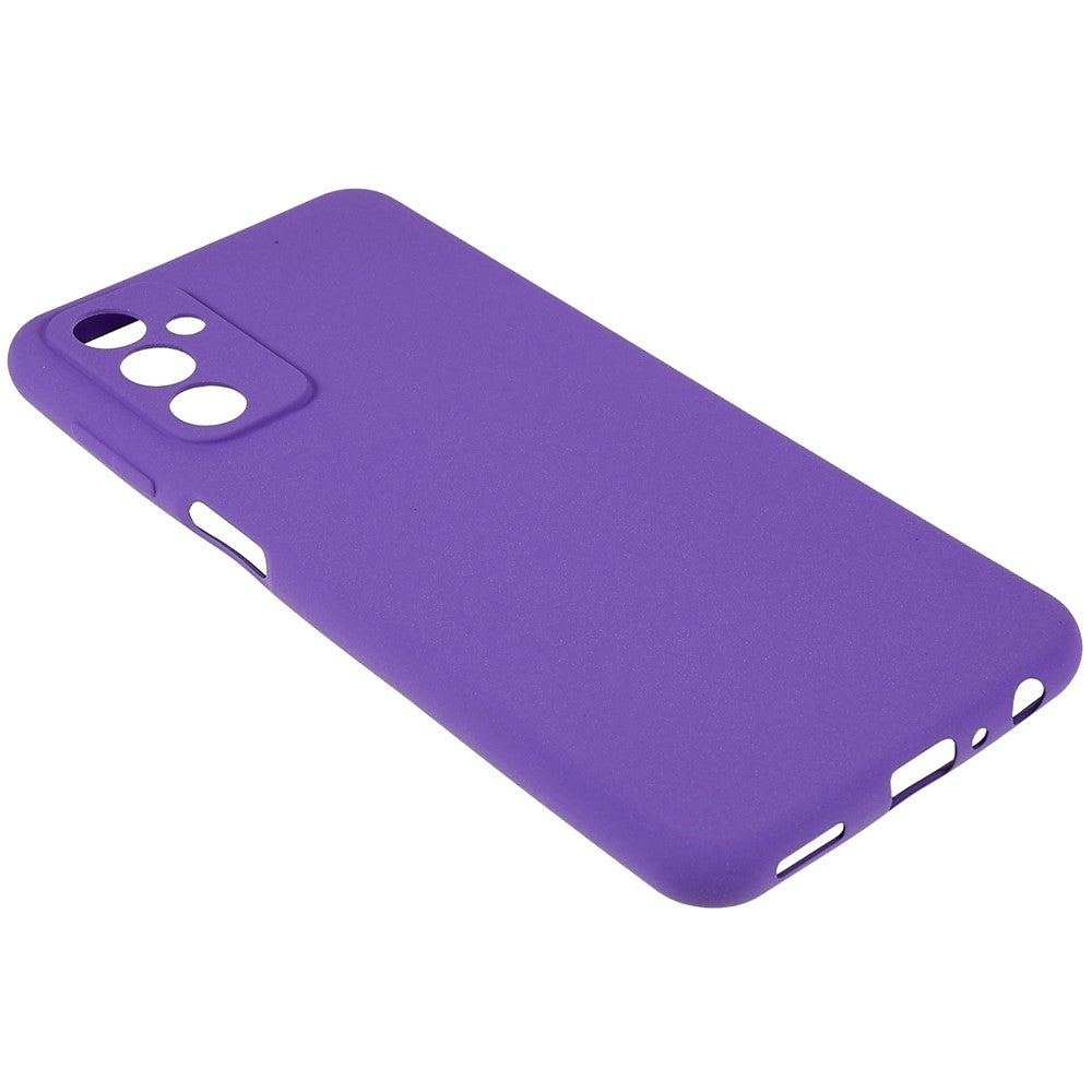 For Samsung Galaxy M23 5G / F23 5G Soft TPU Phone Case Double-Sided Matte Shockproof Back Cover - Purple