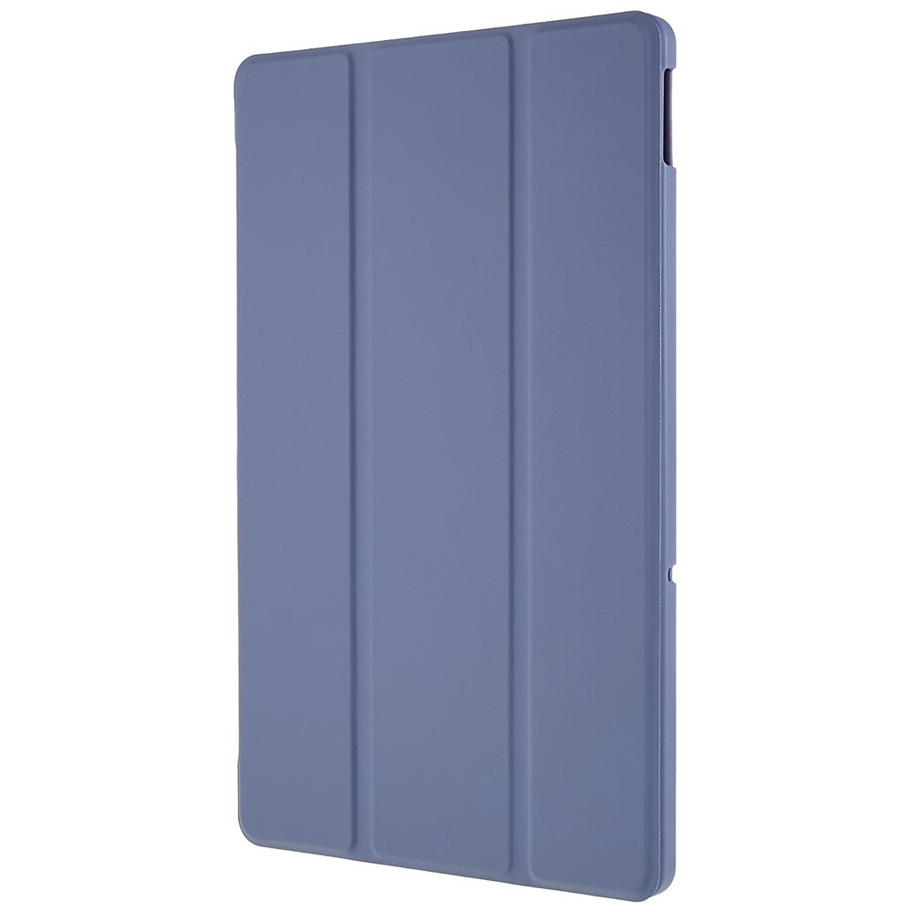 For Lenovo Tab M10 Plus (3rd Gen) / Xiaoxin Pad 2022 10.6 inch Light Thin Anti-wear PU Tablet Case Matte TPU Trifold Stand Cover - Baby Blue