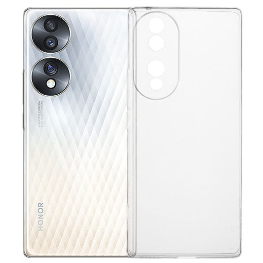 For Honor 70 5G TPU Phone Protective Back Phone Case HD Transparent Anti-scratch Cell Phone Shell Bag