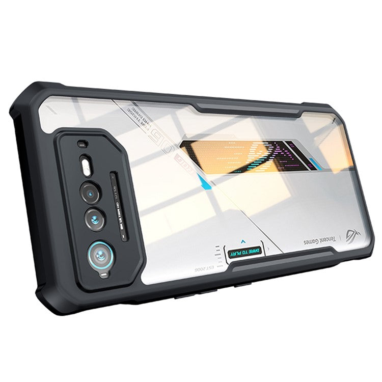 XUNDD For Asus ROG Phone 6 5G / 6 Pro 5G Hard Acrylic Back Soft TPU Frame Case Anti-drop Phone Back Cover
