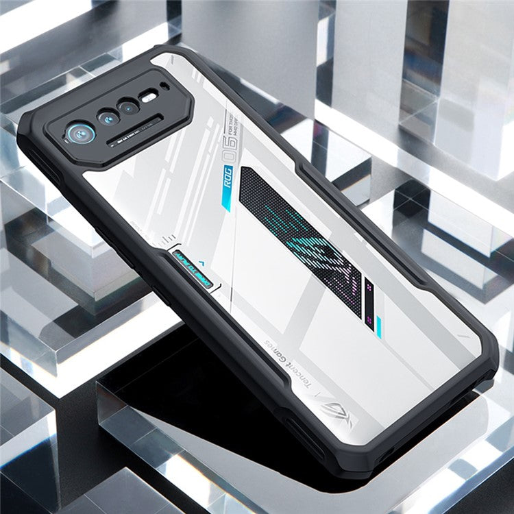 XUNDD For Asus ROG Phone 6 5G / 6 Pro 5G Hard Acrylic Back Soft TPU Frame Case Anti-drop Phone Back Cover
