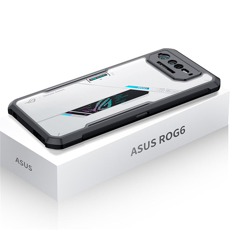 XUNDD For Asus ROG Phone 6 5G / 6 Pro 5G Hard Acrylic Back Soft TPU Frame Case Anti-drop Phone Back Cover