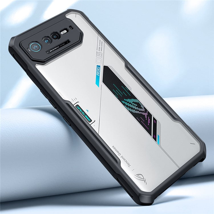 XUNDD For Asus ROG Phone 6 5G / 6 Pro 5G Hard Acrylic Back Soft TPU Frame Case Anti-drop Phone Back Cover