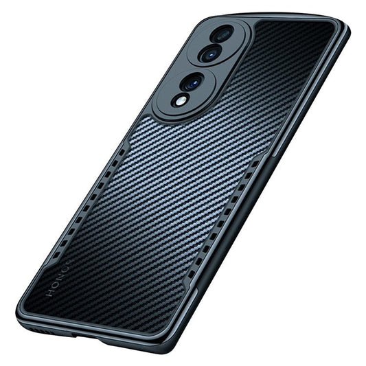 XUNDD for Honor 70 5G Four Corners Airbag Anti-fall Phone Case Matte Anti-fingerprint Acrylic + TPU Back Cover