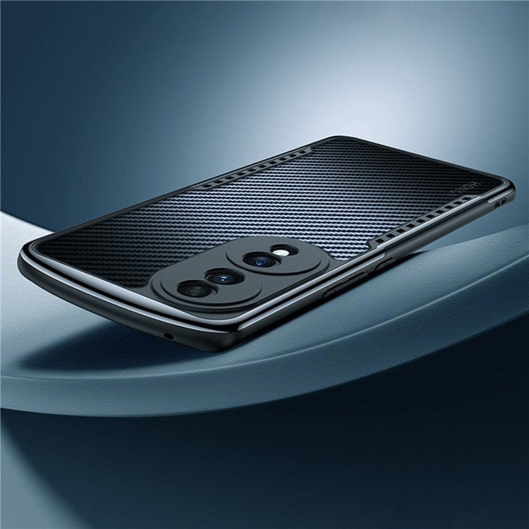 XUNDD for Honor 70 5G Four Corners Airbag Anti-fall Phone Case Matte Anti-fingerprint Acrylic + TPU Back Cover