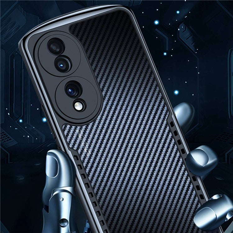 XUNDD for Honor 70 5G Four Corners Airbag Anti-fall Phone Case Matte Anti-fingerprint Acrylic + TPU Back Cover