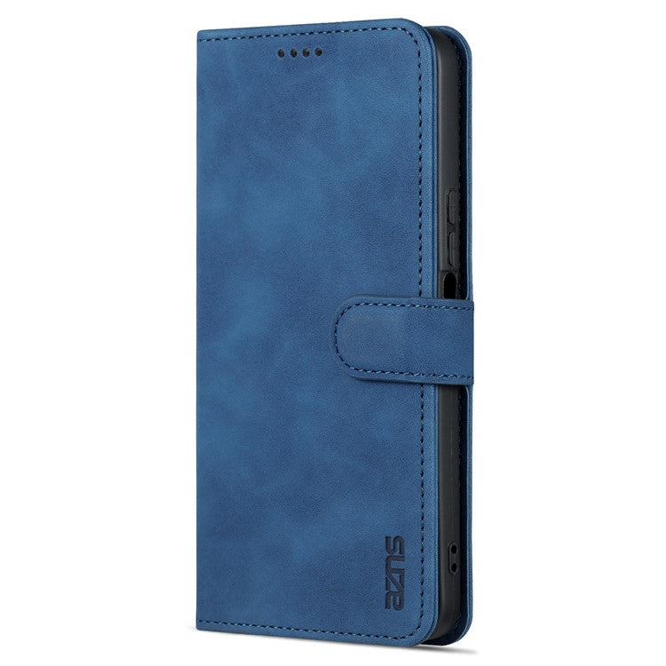 AZNS For Honor X40i 5G PU Leather Flip Phone Cover Anti-drop Protection Stand Wallet Case - Blue