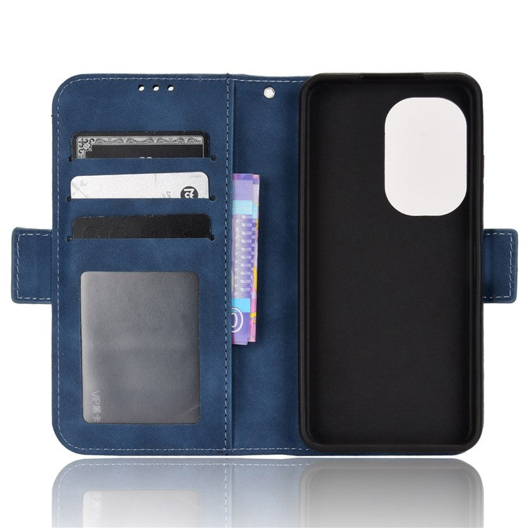 Mobile Phone Case for Asus Zenfone 10 5G / 9 5G Stand Feature Multiple Card Slots PU Leather Wallet Full Protection Cover - Blue