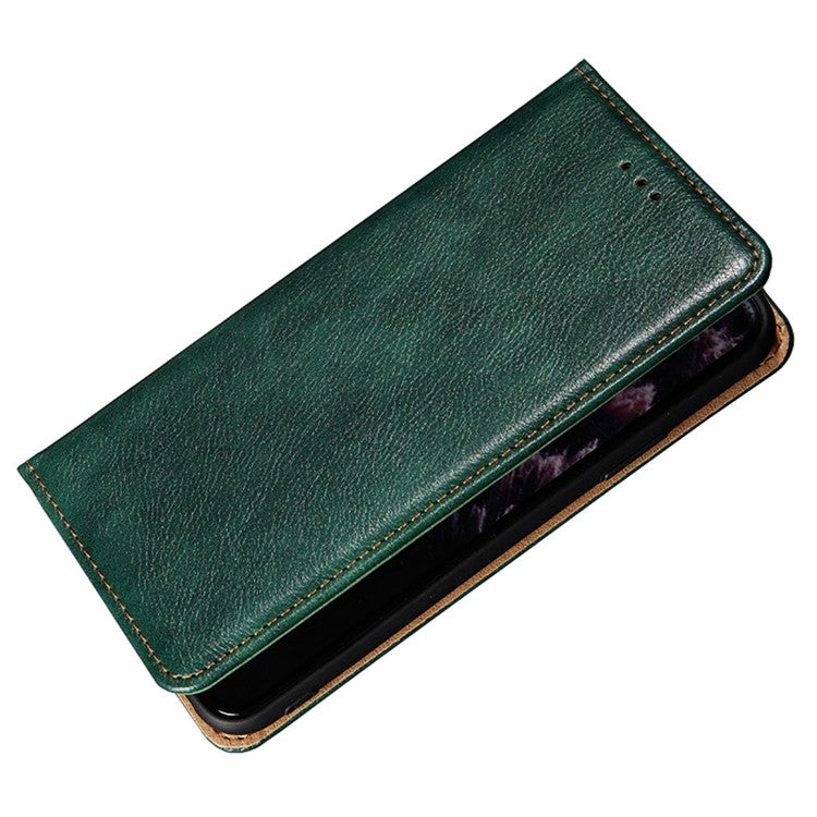For OnePlus 10T 5G / Ace Pro 5G PU Leather Flip Folio Case Stand Magnetic Absorption Shockproof Wallet Cover - Black