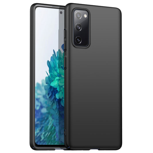 For Samsung Galaxy S20 FE / S20 FE 5G / S20 FE 2022 / S20 Lite Solid Color Hard PC Cover Mobile Phone Case - Black