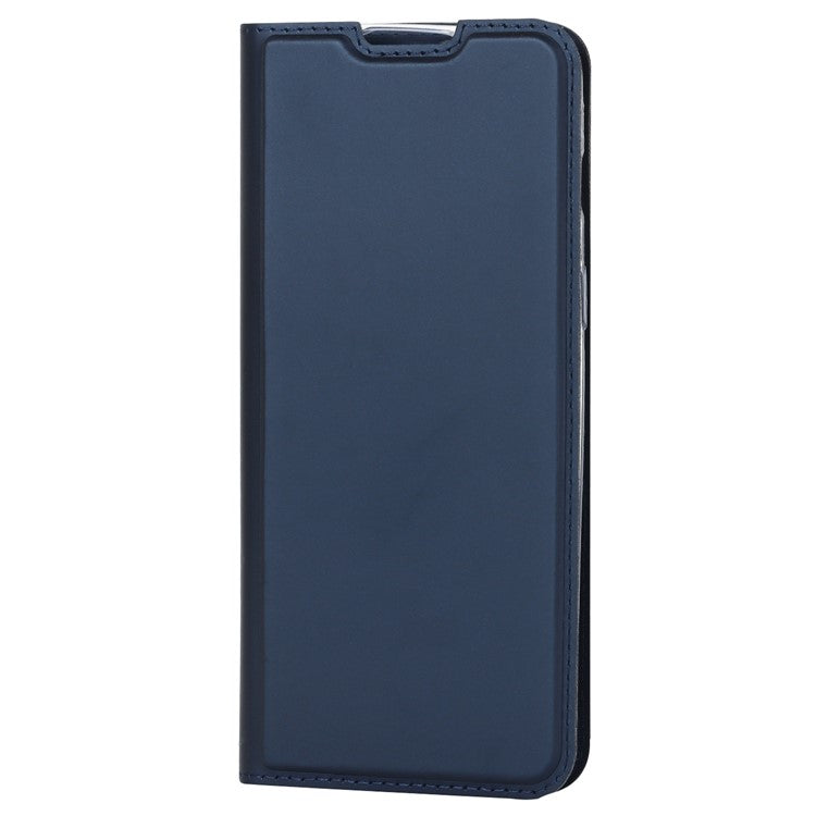 For OnePlus Nord 2T 5G PU Leather Stand Flip Folio Cover Magnetic Absorption Card Slot Case - Blue