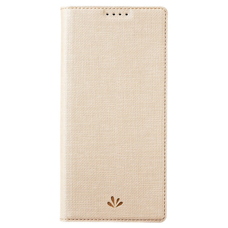 VILI DMX Series Phone Case for Asus Zenfone 9 5G, Full Protection PU Leather Phone Shell Stand Cover with Card Slot - Khaki