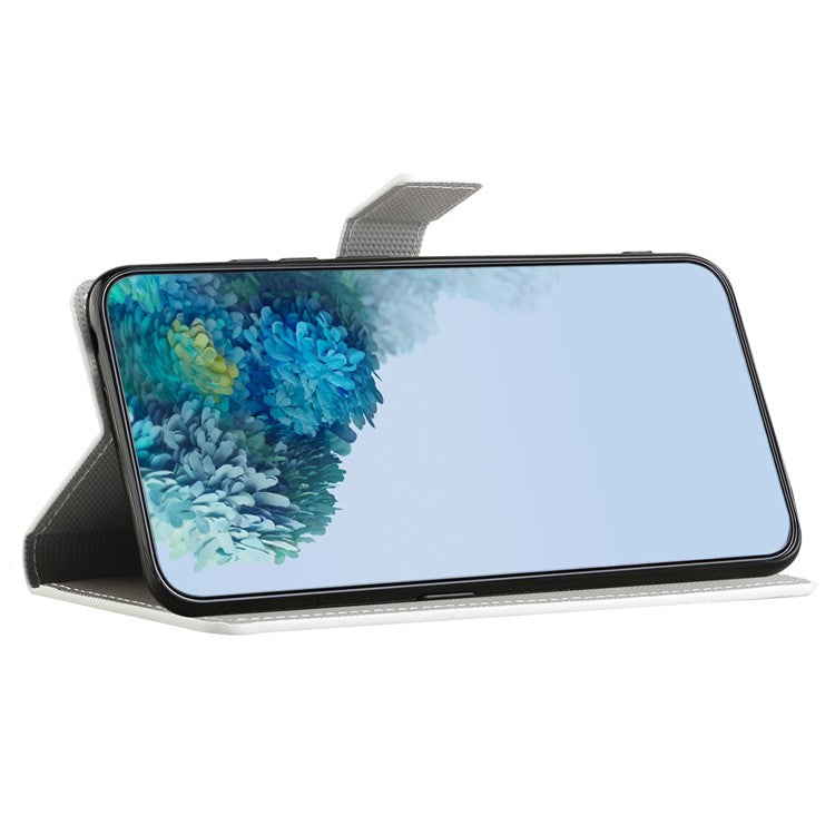 For OnePlus 10T 5G / Ace Pro 5G Pattern Printing Magnetic PU Leather Case Stand Wallet Function Anti-wear Shell - Iron Tower