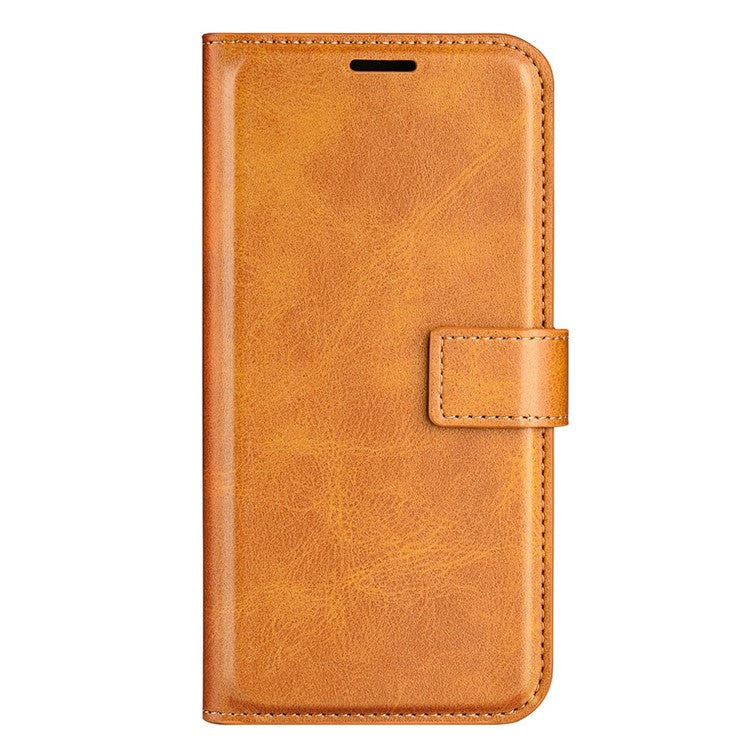 For OnePlus Ace Pro 5G / 10T 5G Square Magnetic Clasp Folio Flip Textured PU Leather Cover Inner TPU Phone Case with Wallet Stand - Yellow