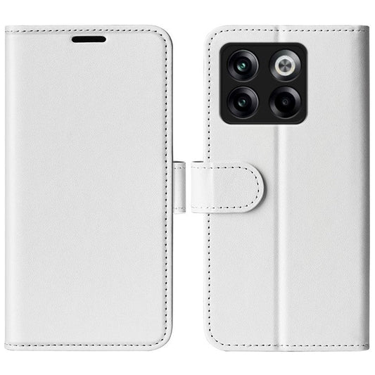 For OnePlus Ace Pro 5G / 10T 5G PU Leather Crazy Horse Texture Phone Case Folio Flip Wallet Stand Anti-drop Cover - White