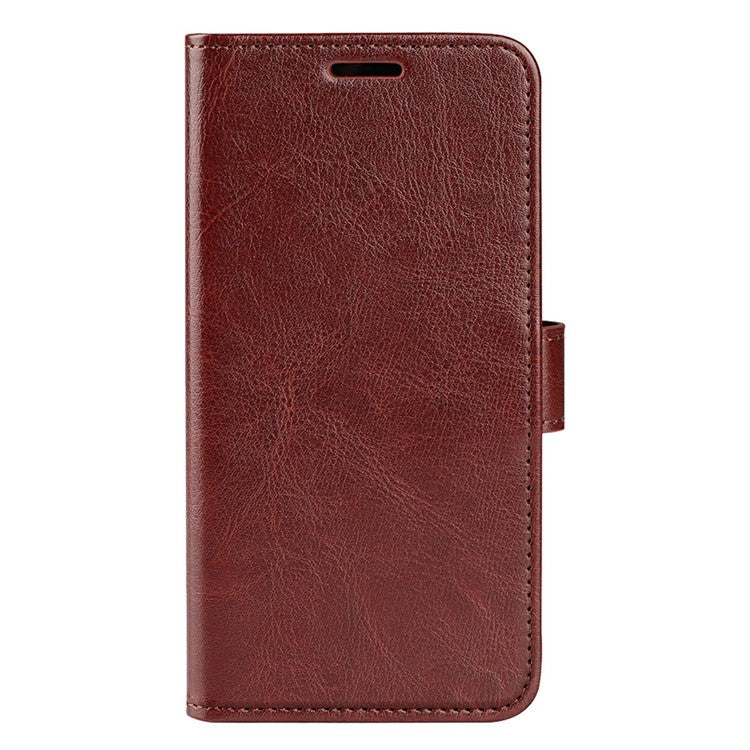 For OnePlus Ace Pro 5G / 10T 5G PU Leather Crazy Horse Texture Phone Case Folio Flip Wallet Stand Anti-drop Cover - Brown