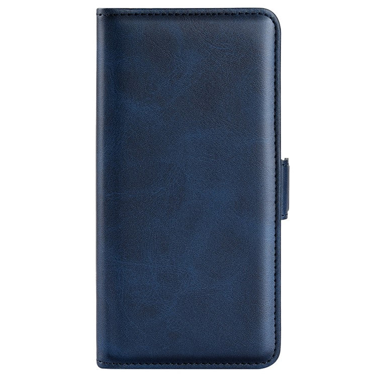 For OnePlus Ace Pro 5G / 10T 5G Stand Wallet Case Textured PU Leather Dual Magnetic Clasp Folio Flip Phone Cover - Blue