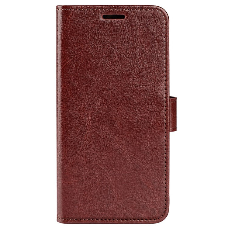 For Asus ROG Phone 6 5G Crazy Horse Texture Case PU Leather + TPU Drop-proof Stand Wallet Phone Shell - Brown
