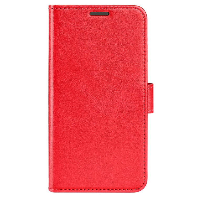 For Asus ROG Phone 6 5G Crazy Horse Texture Case PU Leather + TPU Drop-proof Stand Wallet Phone Shell - Red
