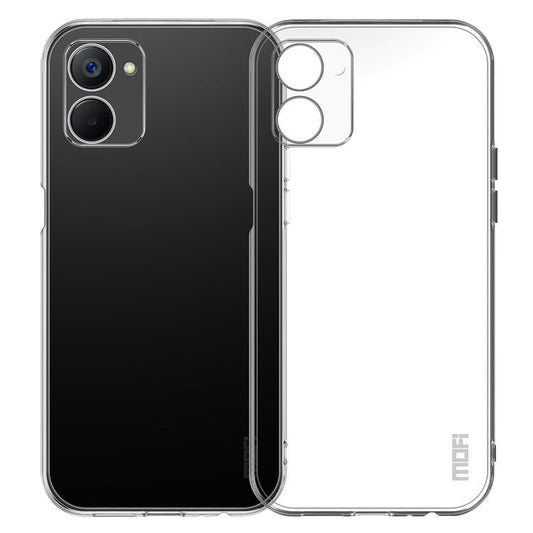 MOFI For Realme V20 5G Soft TPU Back Case Transparent Anti-drop Protective Slim Phone Cover