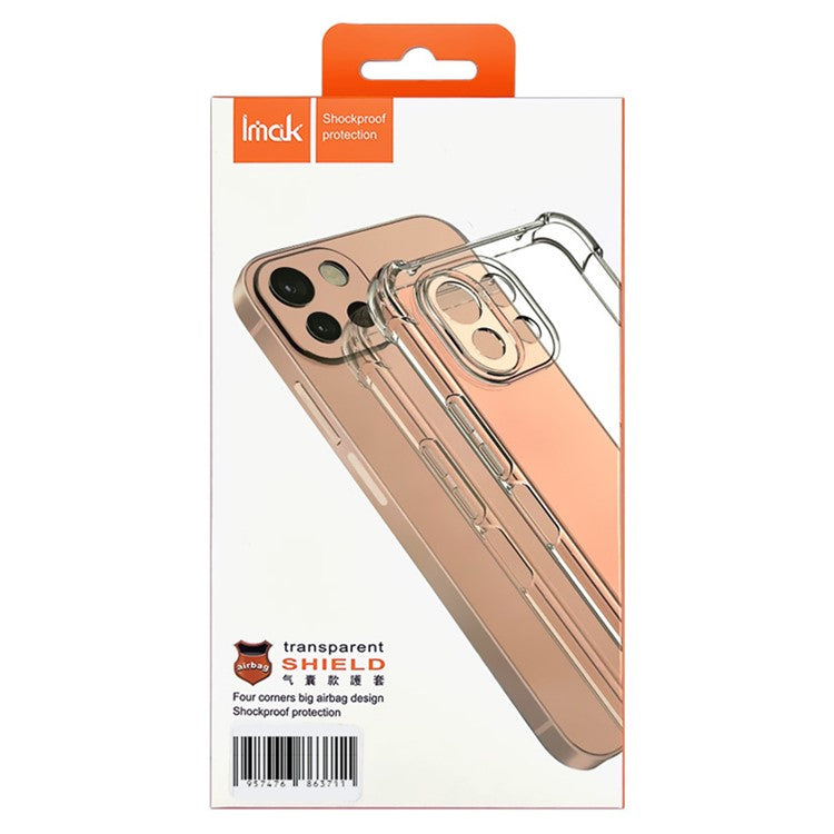 IMAK For OnePlus Ace Pro 5G / 10T 5G Airbag Drop-proof Phone Case HD Clear Anti-scratch TPU Cover - Transparent