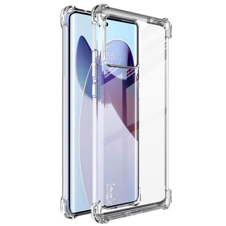 IMAK For Motorola Moto X30 Pro 5G / Edge 30 Ultra 5G Clear TPU Case Drop-proof Protection Airbag Corner Phone Cover - Transparent