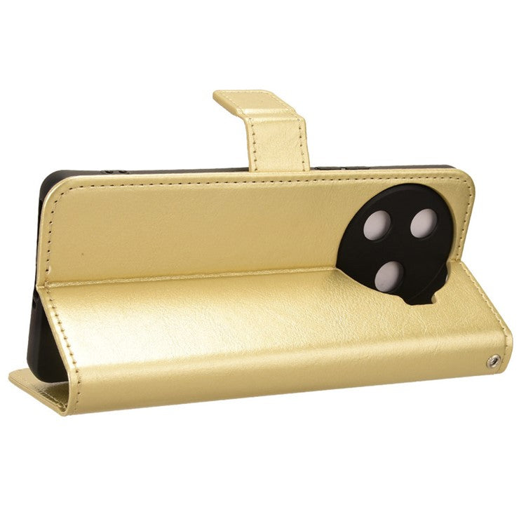 For TECNO Camon 30 Pro 5G CL8 Case Leather Phone Cover Wholesale Supplier - Gold