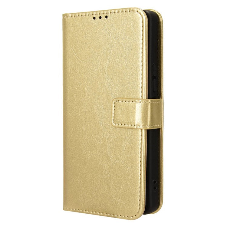 For TECNO Camon 30 Pro 5G CL8 Case Leather Phone Cover Wholesale Supplier - Gold