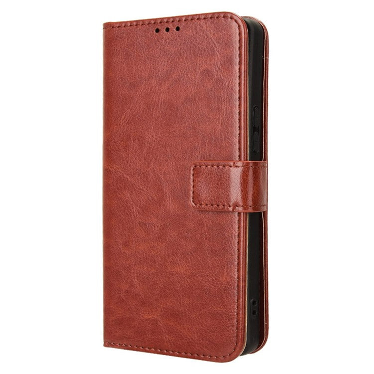 For TECNO Camon 30 Pro 5G CL8 Case Leather Phone Cover Wholesale Supplier - Brown