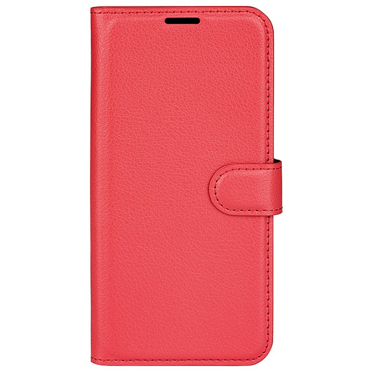 For Motorola Edge 50 Ultra 5G / Moto X50 Ultra 5G Wallet Case Litchi Texture Leather Phone Cover - Red