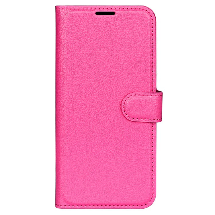 For Motorola Edge 50 Ultra 5G / Moto X50 Ultra 5G Wallet Case Litchi Texture Leather Phone Cover - Rose