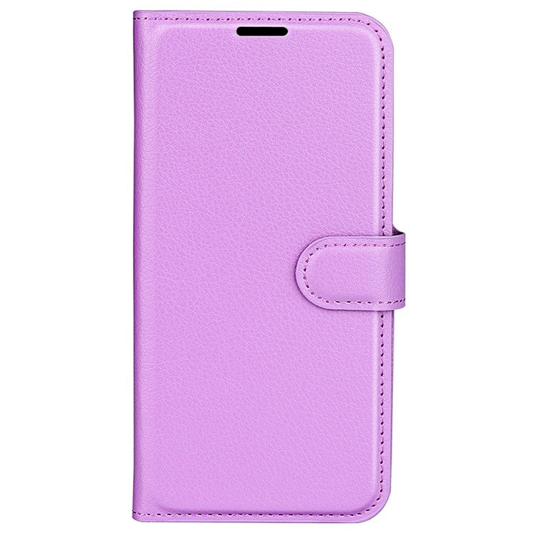 For Motorola Edge 50 Ultra 5G / Moto X50 Ultra 5G Wallet Case Litchi Texture Leather Phone Cover - Purple