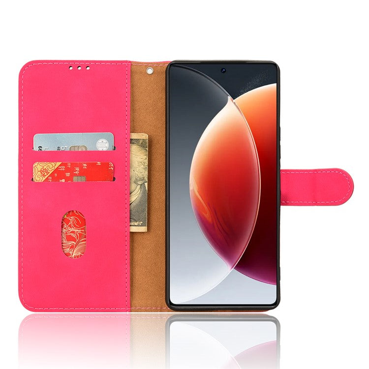 For TECNO Camon 30 Pro 5G Case Skin-Feel Leather Phone Cover - Rose