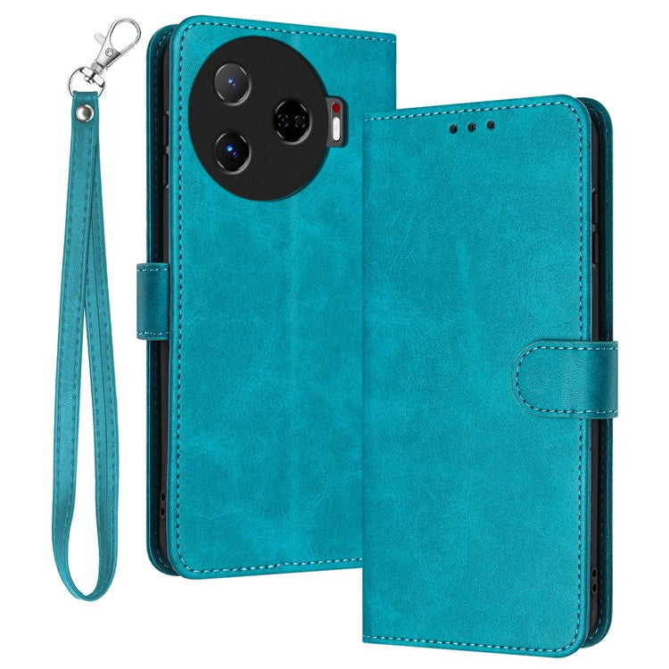 For TECNO Camon 30 Pro 5G Case Business Leather Stand Wallet Shockproof Phone Cover - Green