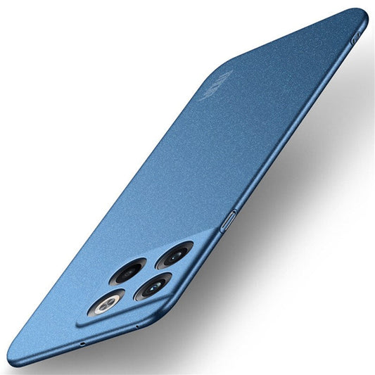 MOFI Shield Matte Series for OnePlus Ace Pro 5G / 10T 5G Ultra Slim Phone Case Drop-proof Hard PC Protective Back Cover - Blue