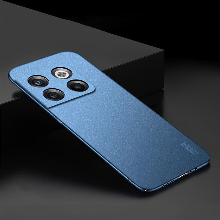 MOFI Shield Matte Series for OnePlus Ace Pro 5G / 10T 5G Ultra Slim Phone Case Drop-proof Hard PC Protective Back Cover - Blue