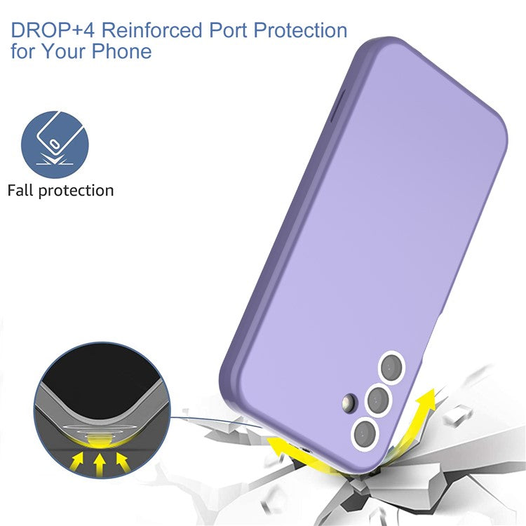 GW03 For Samsung Galaxy A15 5G Case TPU + PC Phone Cover Dual Layer Shockproof - Light Purple